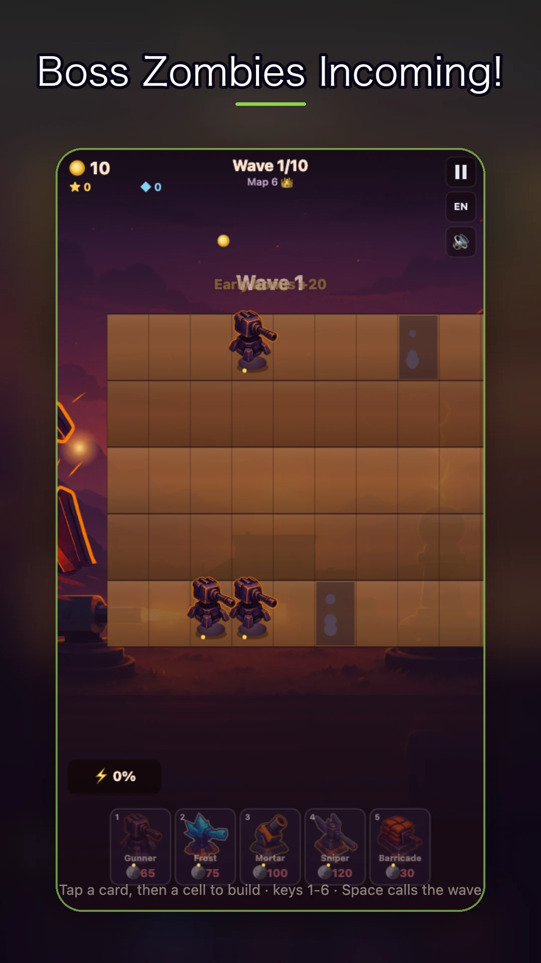 Zombie Lane Defense screenshot