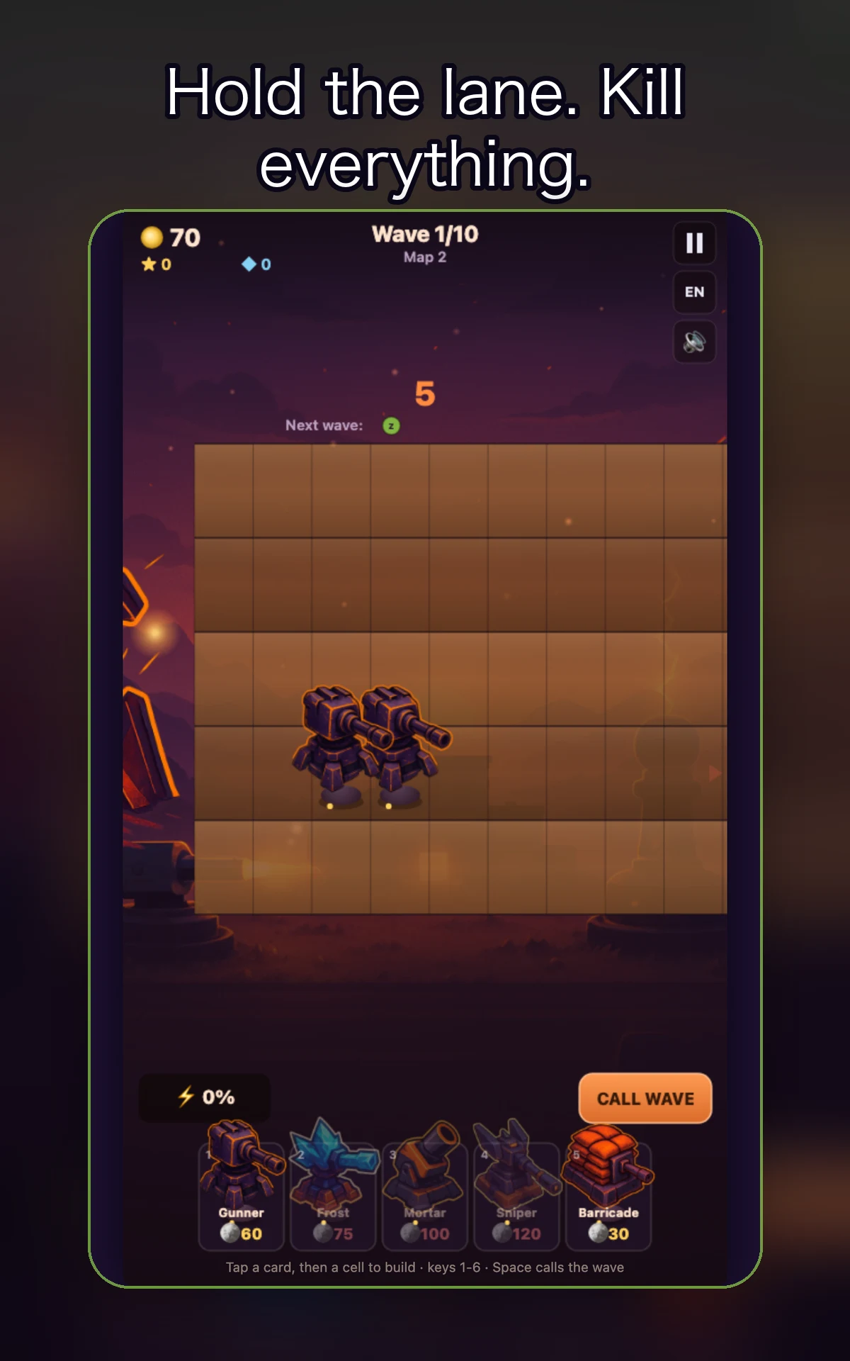 Zombie Lane Defense screenshot